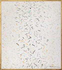 Manfred Schwartz "Etretat" Oil on Canvas, 1961