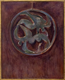 Manfred Schwartz The Ring in Plum Oil on Canvas