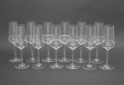 Baccarat "Athena" Crystal Champagne Flutes, 12