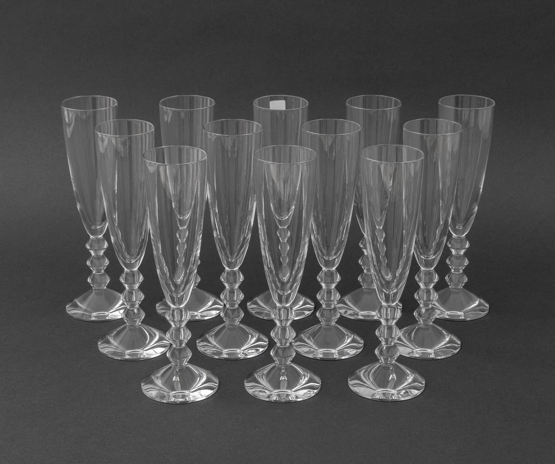 Baccarat "Vega" Crystal Champagne Flutes, 12 (1 of 7)