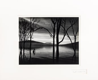 Brett Weston "Lake Patzcuaro, Mexico" Silver Print