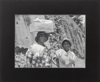 Marion Post Wolcott "2 Women ..." Silver Print
