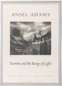 Ansel Adams "Clearing..." Photolithograph Poster