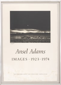 Ansel Adams "Moonrise...", Photolithograph Poster