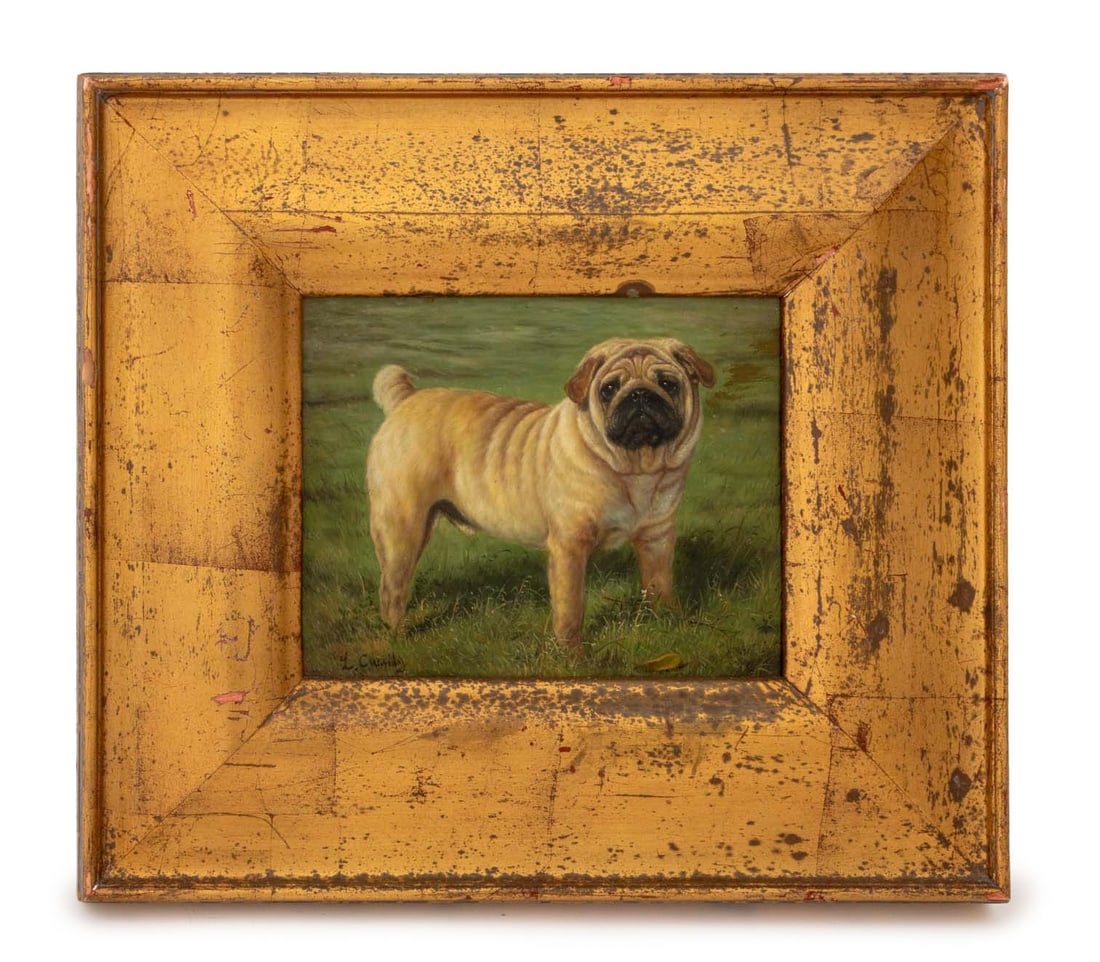 Laura Cassidy Portrait of a Pug Oil on Panel (1 of 5)