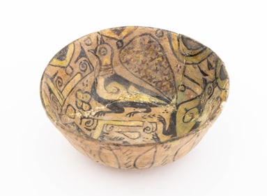 Nishapur Glazed Pottery Bowl