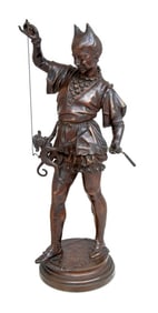 Faure de Brousse "Mephistopheles & Monkey" Bronze