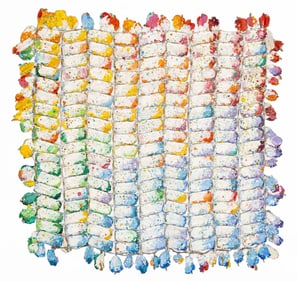 Elfi Schuselka Rainbow Grid Sculpture, 1981