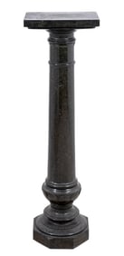 Victorian Green Serpentine Pedestal