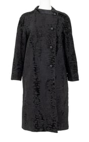 Maximilian Black Persian Lamb Fur Coat