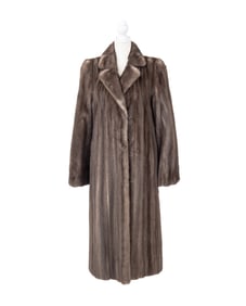 Michael Forrest Brown Mink Fur Coat