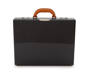 Schedoni Carbon Fiber and Suede Lined Briefcase