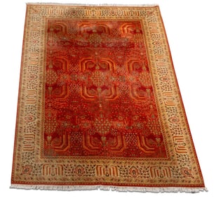 Persian Mamluk Style Carpet, 9' x 6'