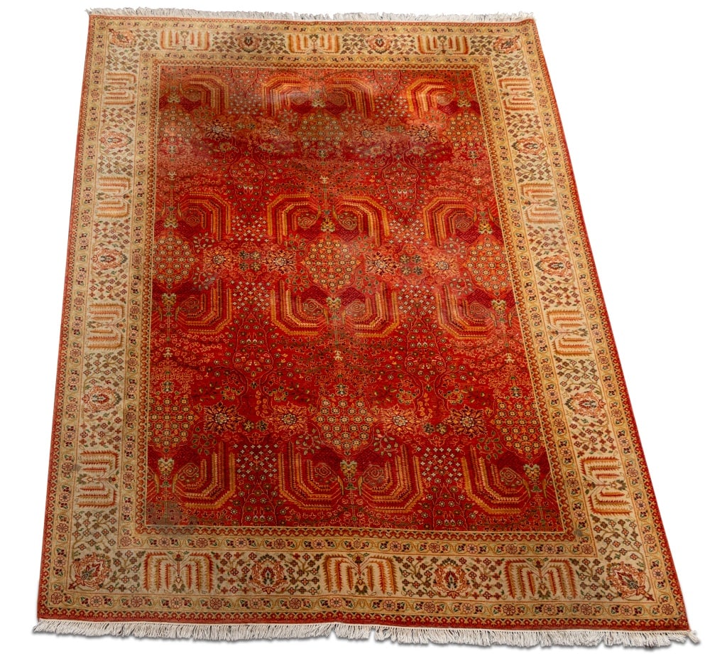 Persian Mamluk Style Carpet, 9' x 6' (1 of 4)