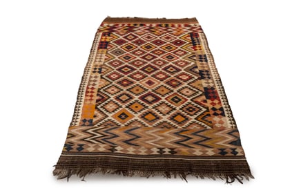 Turkish Flatweave Kilim Carpet, 14' 3" x 7' 2"