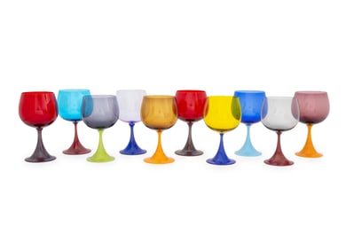 Marcato x N. Moretti "Burlesque" Wine Goblets, 10