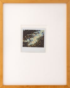 Victor Raphael Star Cloud Metal Leaf on Polaroid