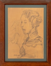 Portrait of a Woman Charcoal on Paper, ca. 1900