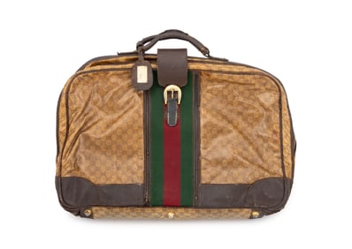 Gucci Monogrammed Coated Canvas Soft Case Suitcase