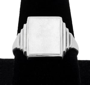 Platinum Signet Ring