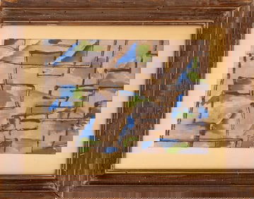 Polychrome Geometric Composition Watercolor