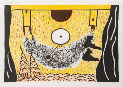 Domenick Capobianco "Stage" Lithograph