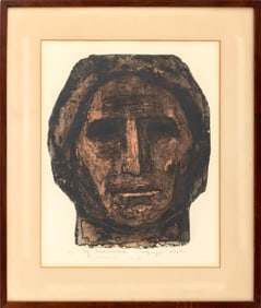Todor Panayotov "Head" Etching, 1964