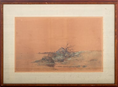 Edward Loyal Field Hudson River Watercolor