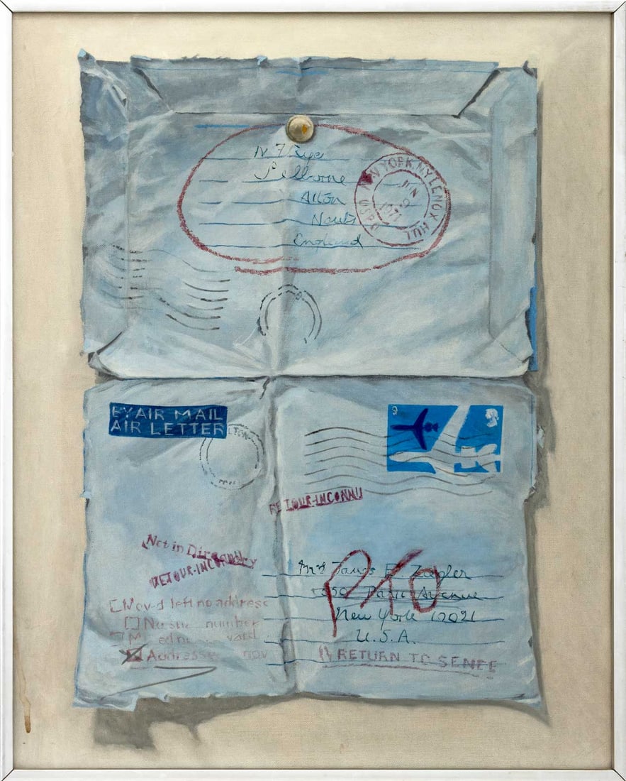 James E. Ziegler "Letter from Selborne" Oil, 1971 (1 of 3)