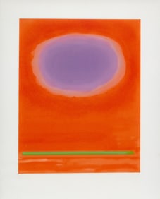 Anne Sager Abstract Composition Lithograph