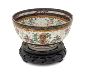 Chinese Export Style Samson Porcelain Bowl