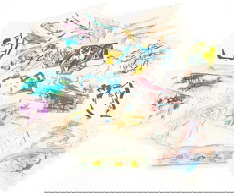 Eva Bouzard-Hui Surrealist Mixed Media, 18