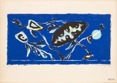 Manfred Schwartz Oriental Kites II Lithograph