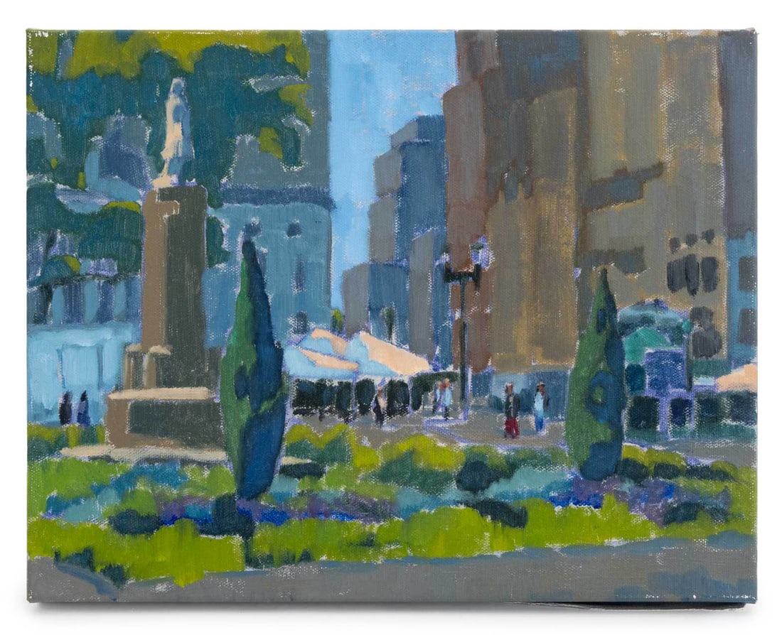 American "Waning Columbus, Borough Hall" Oil, 2018 (1 of 6)