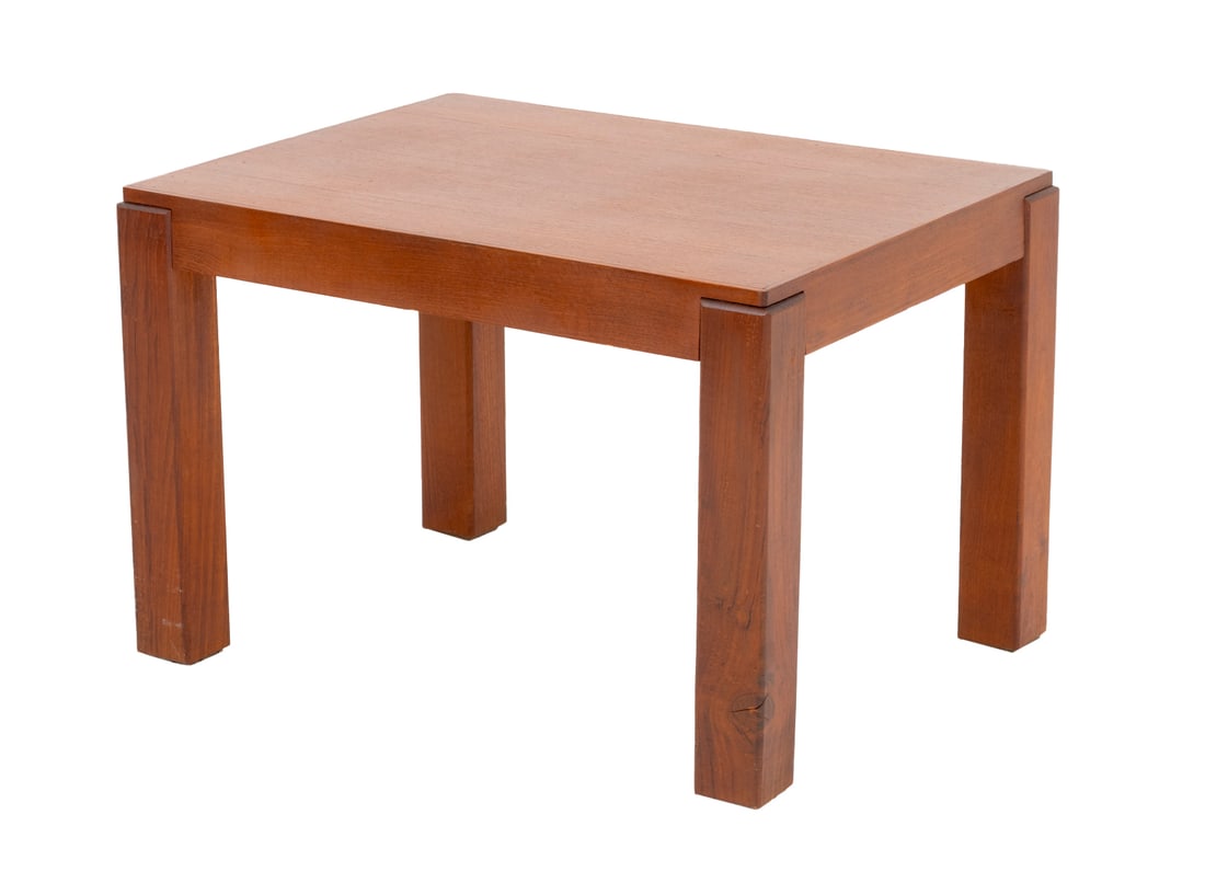 Mid-Century Modern Style Walnut Side Table (1 of 6)