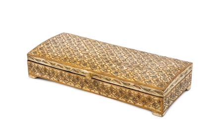 Indian Bone Veneered Jewelry Box
