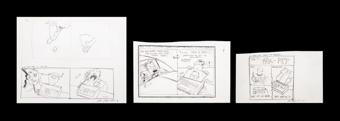 Michael Paraskevas Faxing Comics Graphite, 3