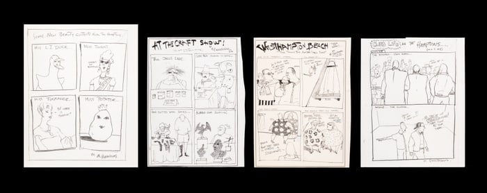 Michael Paraskevas Comic Strips Graphite, 4