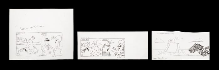 Michael Paraskevas Sex Comic Strips Graphite, 3