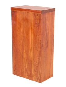 Mid-Century Modern Walnut Pedestal