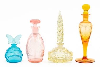 European Art Glass Perfume Flacons, 4