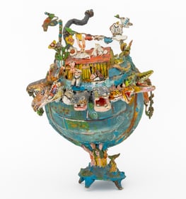 William Stevens Noah's Ark Papier Mache Sculpture