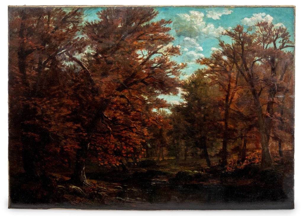 Frederick H. Clark Landscape Oil on Canvas, 1888 (1 of 5)