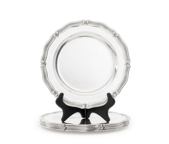 Tiffany & Co. Makers Sterling Salad Plates, 6