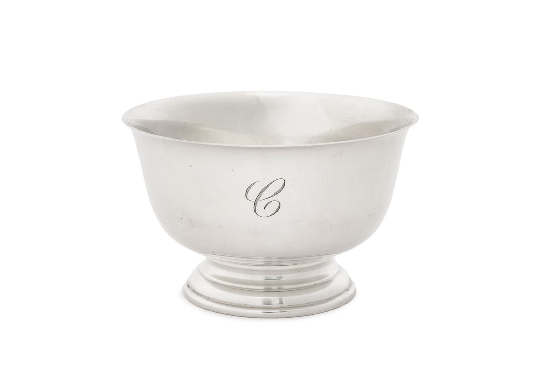 Cartier Paul Revere Reproduction Silver Bowl (1 of 6)