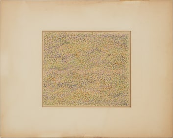 Manfred Schwartz Rivulets Etretat Pastel on Paper