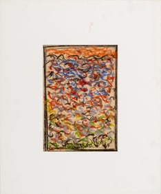 Manfred Schwartz Beach Horizontal Pastel on Paper