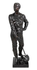 Luca Madrassi "The Fencer" Patinated Bronze