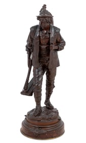 Eutrope Bouret "Sans Famille" Patinated Bronze