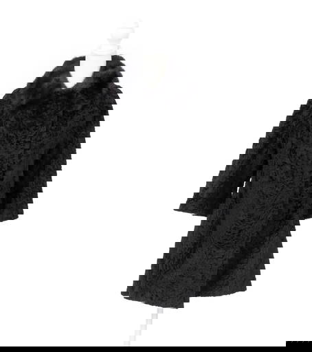 Marilyn Monroe's Monogrammed Black Fur Coat